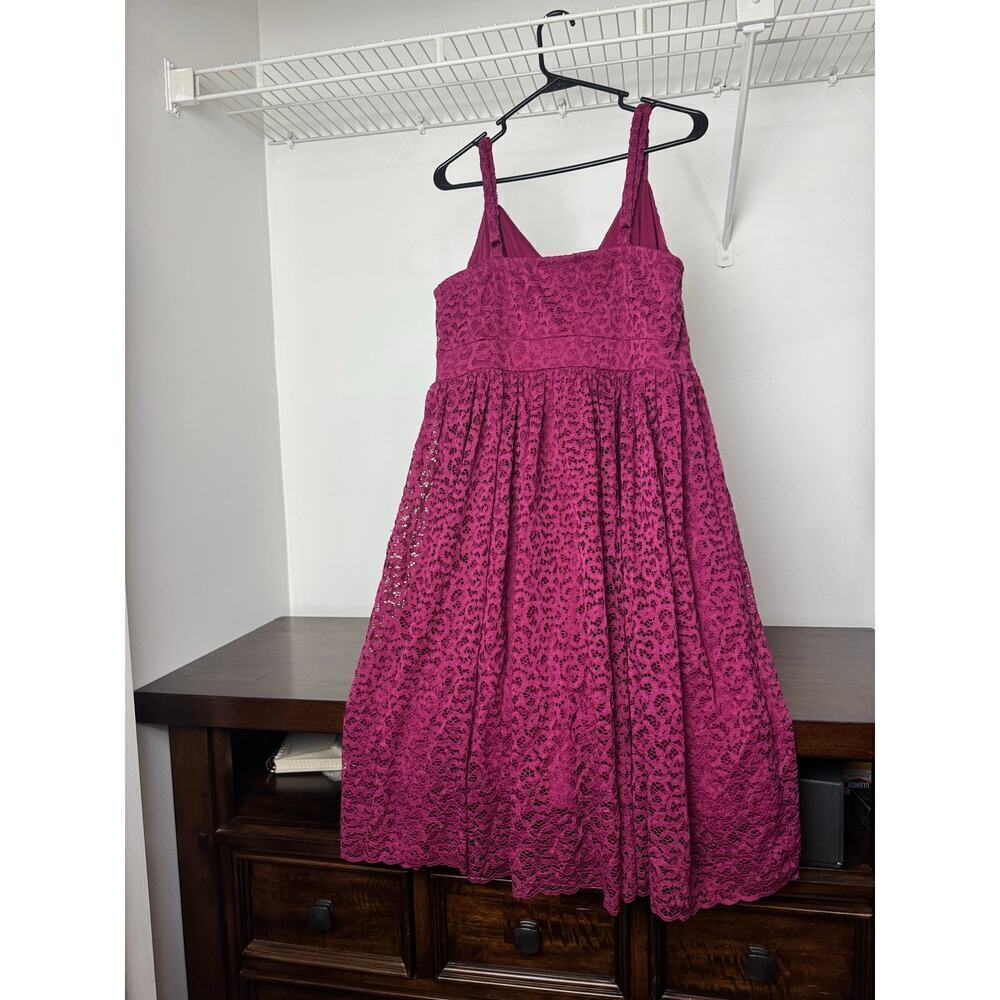 Torrid Midi Crochet Lace Sweetheart Dress Size 1 NWOT - Picture 2 of 9